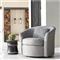 Samantha Modern Classic Black Concrete Round Outdoor Side End Table