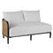 Havana Modern Beige Cushion Wicker Outdoor Living Collection