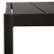 Aurora Mid Century Graphite Aluminum Square Outdoor End Table
