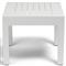 Jace Modern Classic Frost Aluminum Square Outdoor End Table