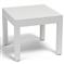 Jace Modern Classic Frost Aluminum Square Outdoor End Table