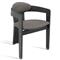 Maryl Modern Black Faux Leather Upholstered Wood Dining Chair