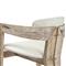 Maryl Modern Cream Faux Leather Upholstered Wood Dining Chair