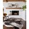 Grand Canyon Rustic Lodge Black White Faux Hide Rug - 3&#39;10&quot;x5&#39;