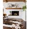 Grand Canyon Rustic Lodge Dark Brown Faux Hide Rug - 3&#39;10&quot;x5&#39;