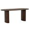 Olivia Modern Classic Dark Brown Acacia Oval Dining Table - 72&quot;W