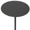 Sierra Industrial Loft Black Mild Steel Cylinder Base Side Drink Table