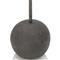Sierra Industrial Loft Black Mild Steel Sphere Base Side Drink Table