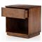 Scarlett Modern Classic Brown Acacia Wood Nightstand