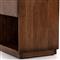 Scarlett Modern Classic Brown Acacia Wood Nightstand