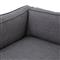 Allison Modern Classic Grey Upholstered 3 Piece Sectional