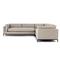 Allison Modern Classic Light Grey Upholstered 3 Piece Sectional Sofa