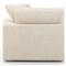 Sadie Modern Cream Performance 2 Piece Sectional - Right Arm Facing - 106&quot;W