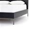 Theodore Industrial Loft Black Wood Iron Frame Bed - Queen