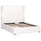Anastasia Modern Classic White Performance Oak Wood Bed - Queen