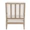 Charlize Modern Classic White Performance Oak Wood Club Arm Chair
