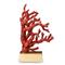 L&#39;Objet Coral Coastal Beach Red Cabochons Gold Plated Bookend