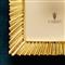 L&#39;Objet Ray Hollywood Regency Gold Plated Beveled Glass Photo Frame - 4x6