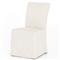 Vannie Modern Classic Cream Performance Slip Covered Dining Chair