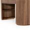 Mars Modern Classic Brown Acacia Wood Desk