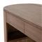 Mars Modern Classic Brown Acacia Wood Desk