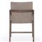 Ali Mid Century Modern Grey Leather Wood Dining Chair