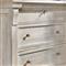 Melany French Country Natural White Wash Mango Wood 6 Drawer Dresser