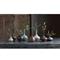 Porcelain Natural Brown Ceramic Bud Vase -Set of 8