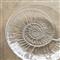 Simon Pearce Shell Coastal Beach Clear Glass Platter