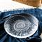 Simon Pearce Shell Coastal Beach Clear Glass Platter