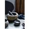 Emily Industrial Loft Brown Riverstone Mortar and Pestle