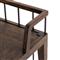 Enola Rustic Lodge Brown Solid Mango Wood Grey Iron Bench