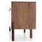Rissa Mid Century Modern Brown Acacia Wood Media Console
