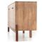 Rissa Mid Century Modern Brown Acacia Wood Sideboard