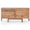 Rissa Mid Century Modern Brown Acacia Wood Sideboard