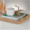 Clara Coastal Beach Brown Woven Abaca Rope Tray