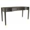 Nathan Modern Classic Dark Gray Cerused Oak Wood Desk