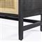 Corazon Global Bazaar Woven Natural Cane Black Wash Mango Wood Sideboard