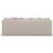 Cassandra Modern Classic Light Grey Slipcovered Outdoor Sofa - 92&quot;W