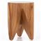 Lydia Global Bazaar Natural Teak Wood Round Outdoor Side End Table