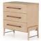 Matthew Modern Classic Brown Wood 3 Drawer Dresser