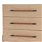 Matthew 6 Drawer Modern Classic Brown Wood Dresser