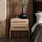 Matthew Modern Classic Brown Wood 2 Drawer Nightstand