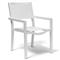 Jace Industrial Grey Performance Sling Outdoor Dining Arm Chair