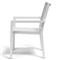 Jace Industrial Grey Performance Sling Outdoor Dining Arm Chair