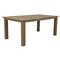 Amina Coastal Natural Teak Wood Outdoor Dining Table - 91&quot;W