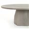 Barley Industrial Loft Grey Concrete Round Outdoor Coffee Table