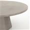 Barley Industrial Loft Grey Concrete Round Outdoor Coffee Table