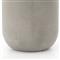 Yvonne Industrial Loft Grey Concrete Outdoor Round Drum End Table