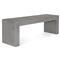 Leilani Industrial Loft Grey Concrete Outdoor Bench